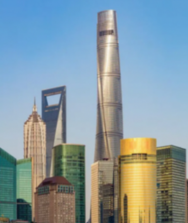 罕見!中國最高樓頂樓被凍住了