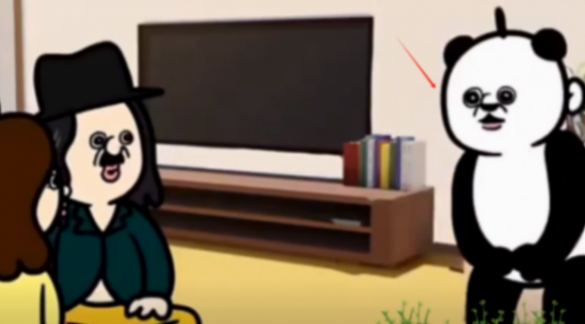 韓記者畫熊貓仿妝哽咽告別福寶