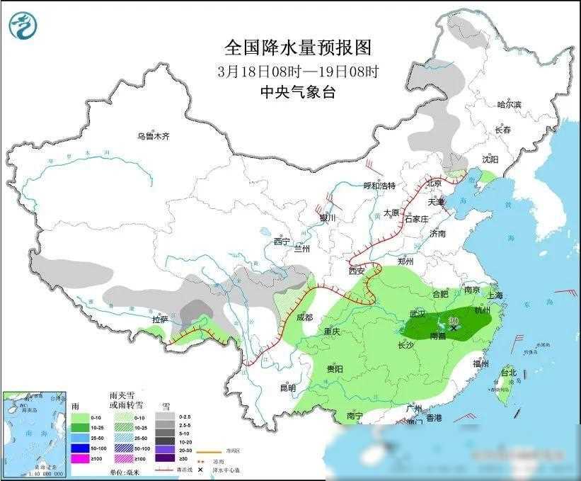 冷空氣攜風(fēng)沙降溫雨雪而來(lái)