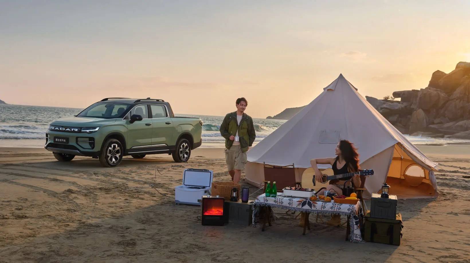 21kw外放電,涉水深度815mm…雷達(dá)地平線定義戶外趣玩超級(jí)皮卡