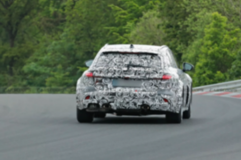 全新奧迪RS 5 Avant諜照曝光 或搭V6插混動(dòng)力系統(tǒng)