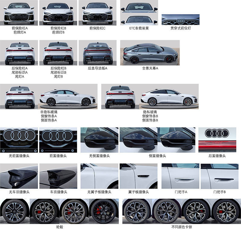 五代EA888發(fā)動(dòng)機(jī)/奧迪最便宜轎跑!上汽奧迪A5L申報(bào)圖曝光