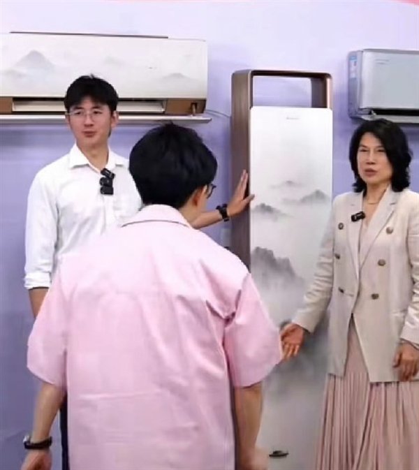 董明珠淘寶直播首秀介紹國風山水系空調 網友直呼:董明珠的審美進步了!