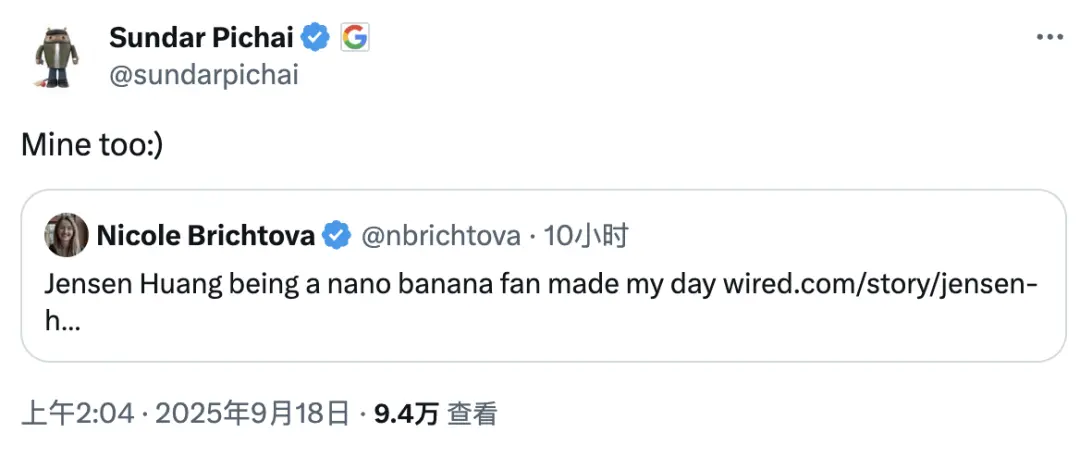 老黃玩Nano Banana上癮,拉著哈薩比斯大夸特夸,“不會有人不喜歡吧?”