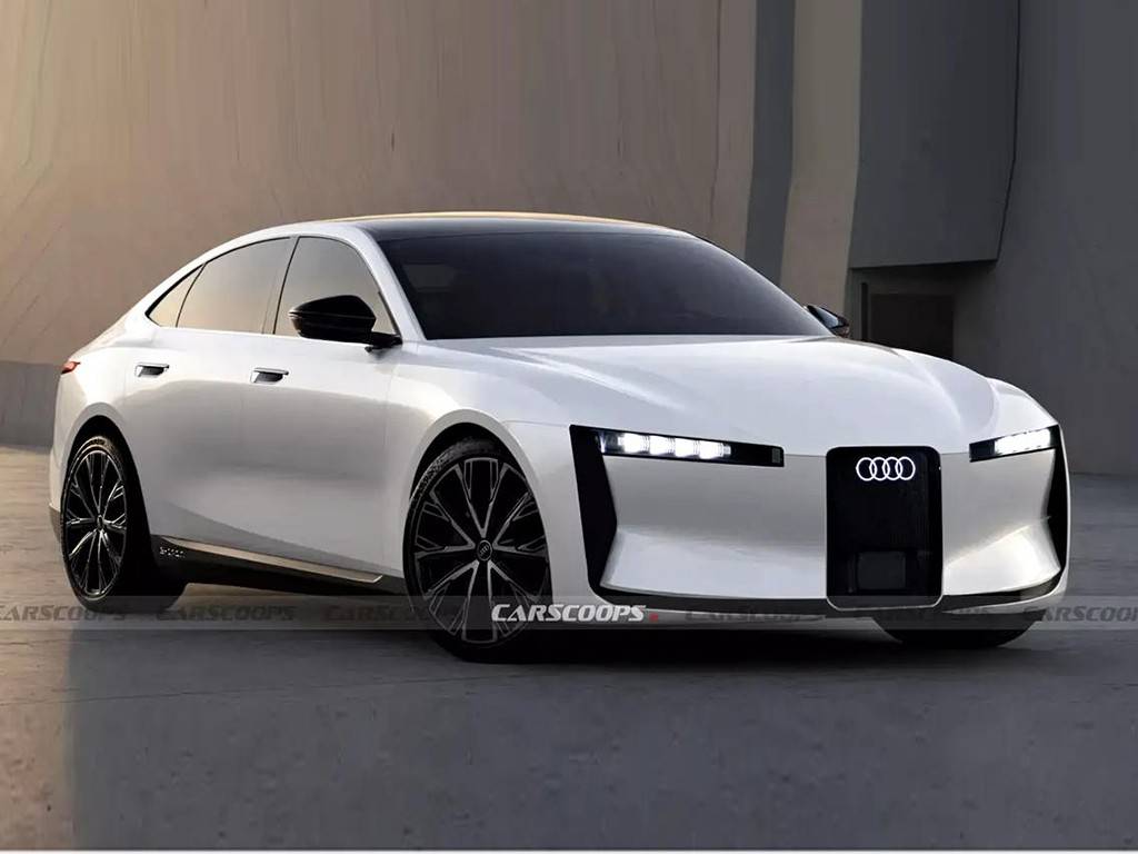 純電版奧迪A4曝光!外觀比寶馬還激進,純電續(xù)航或超700km