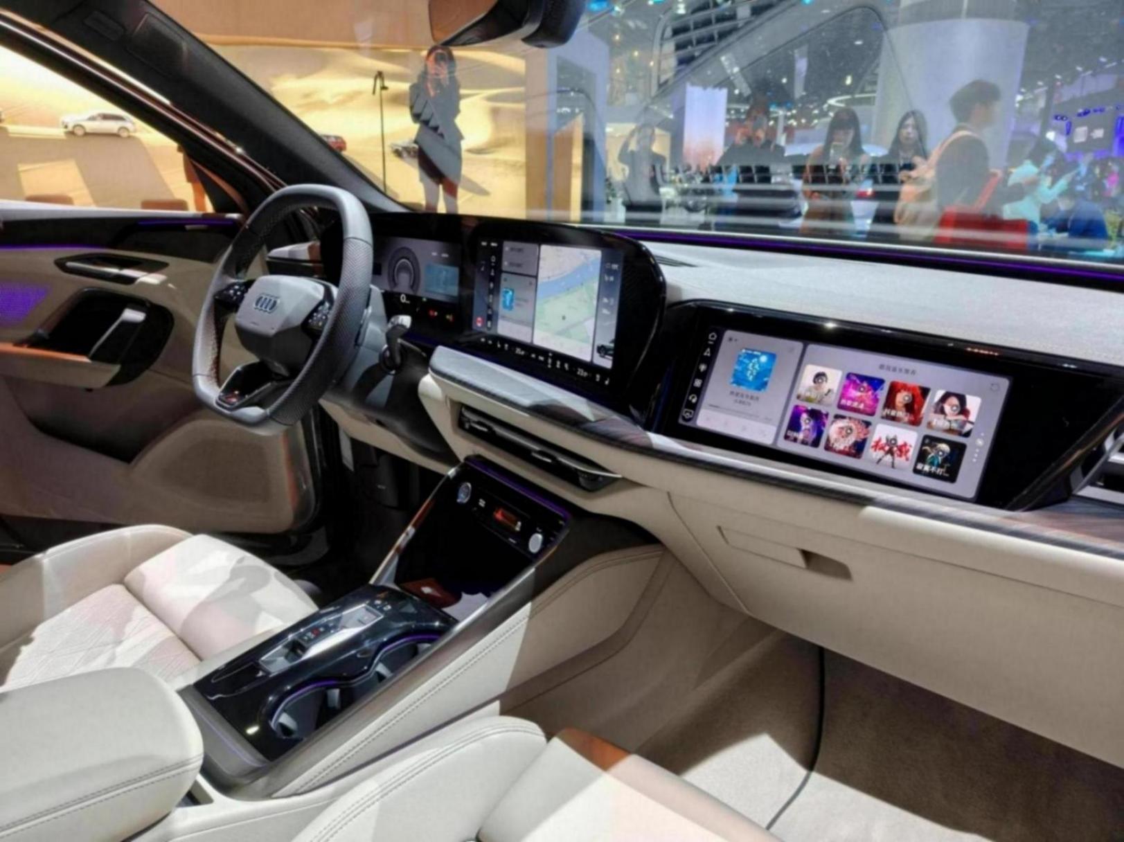 全新奧迪Q5L內(nèi)飾首秀:A5L同款設(shè)計(jì)、乾崑智駕加持,后排空間及格